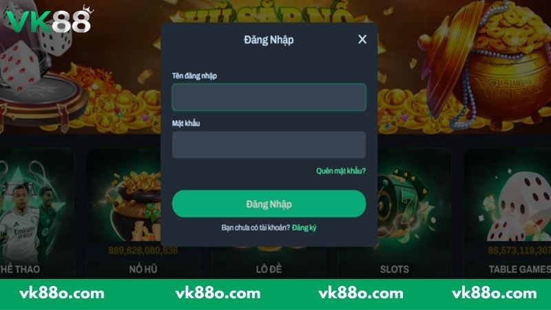 Cách đăng nhập VK88 cho người mới