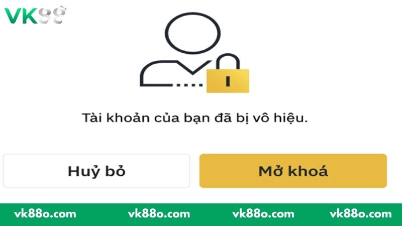 Cách xử lý khi tài khoản VK88 bị khóa