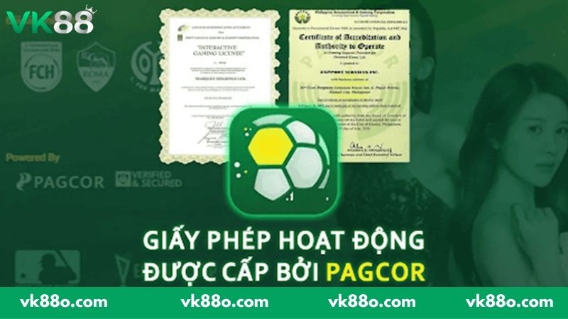 Giấy Phép Kinh Doanh VK88 Chứng Nhận Uy Tín Và Minh Bạch Giấy phép hoạt động của nhà cái VK88