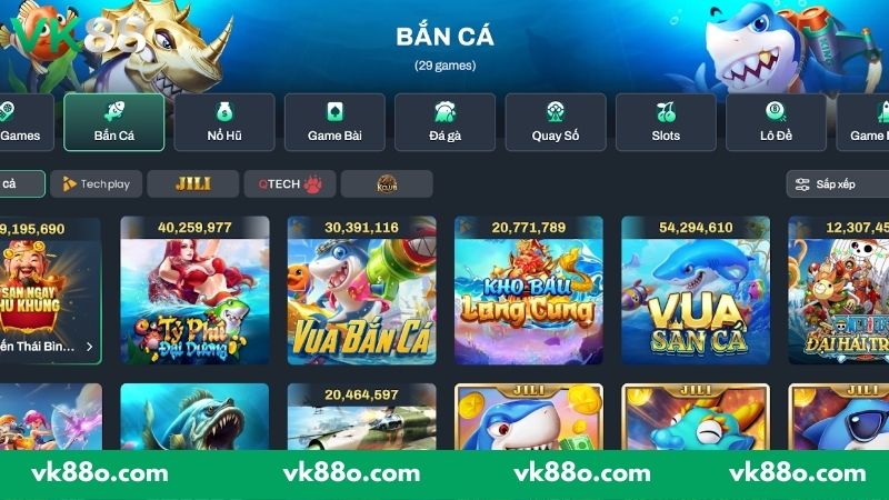 Khám Phá Bắn Cá VK88 Và Săn Thưởng Lớn Mỗi Ngày Khám phá thế giới đại dương tại bắn cá VK88
