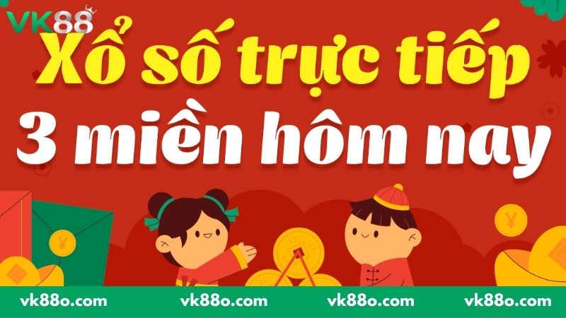 Những ưu điểm vượt trội của xổ số 3 miền tại VK88